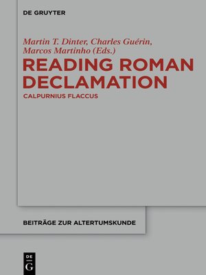 cover image of Reading Roman Declamation--Calpurnius Flaccus